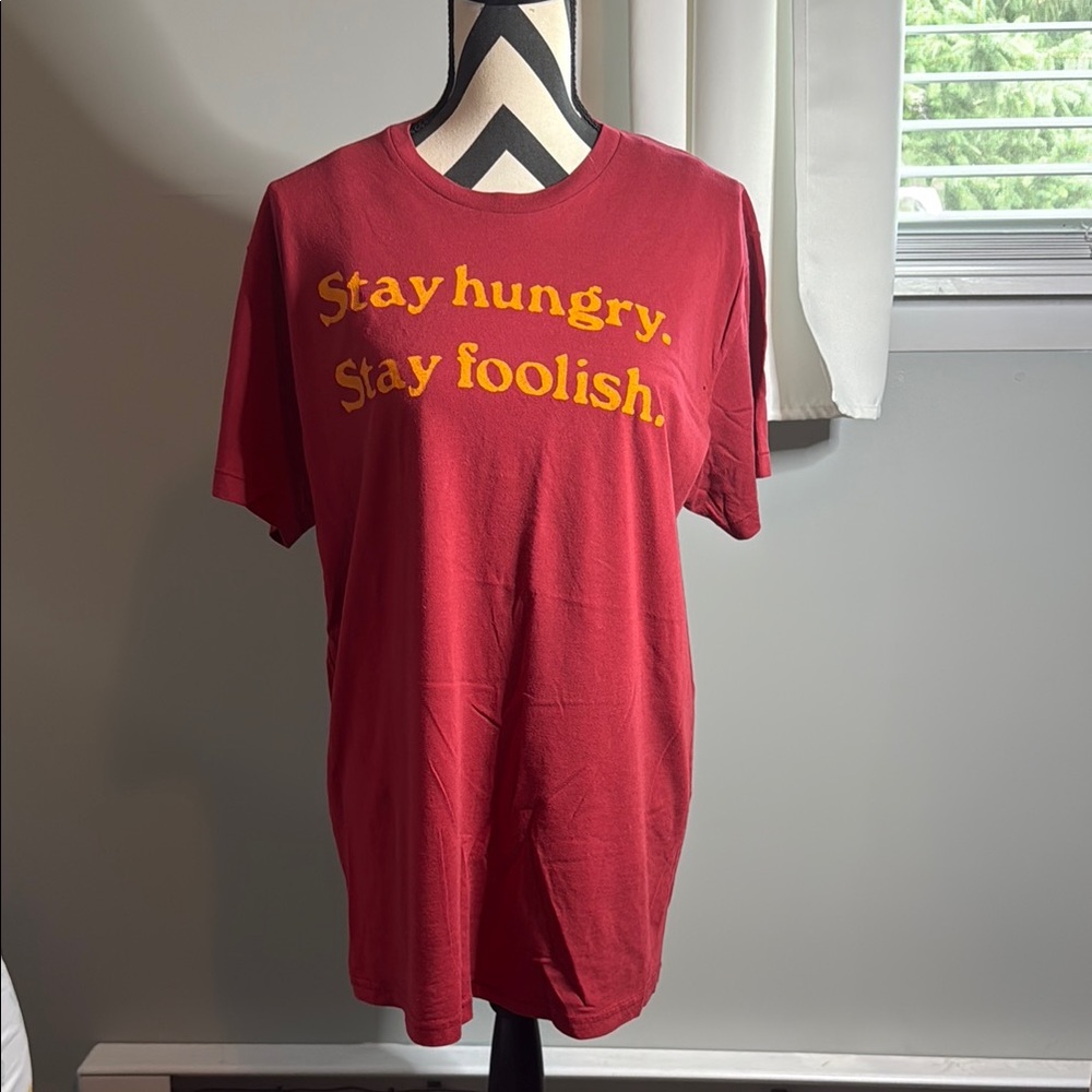 HOMAGE “Stay hungry. Stay foolish.” Tee